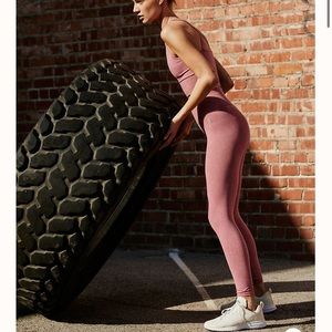 Free People Good Karma Leggings in Dried Rose XS/S
